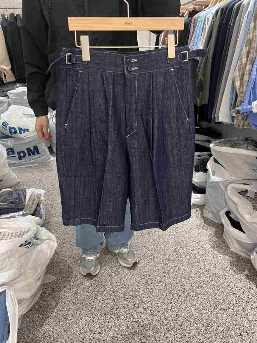 PORT直郵韓國代購女裝新款熱賣真品推薦休閑人氣24春夏短褲PORT-男裝短褲
