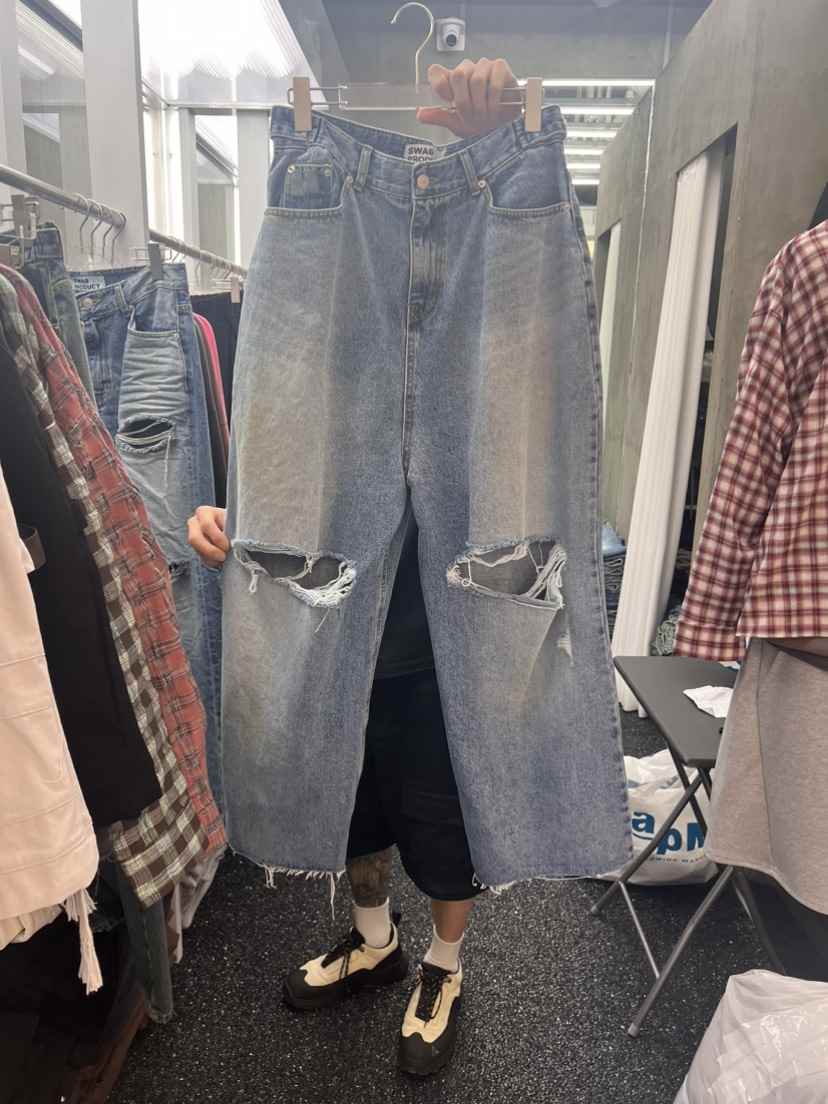 SWAG PRODUCT-男裝直郵韓國代購女裝新品休閑職業人氣牛仔褲SWAG PRODUCT-男裝牛仔褲