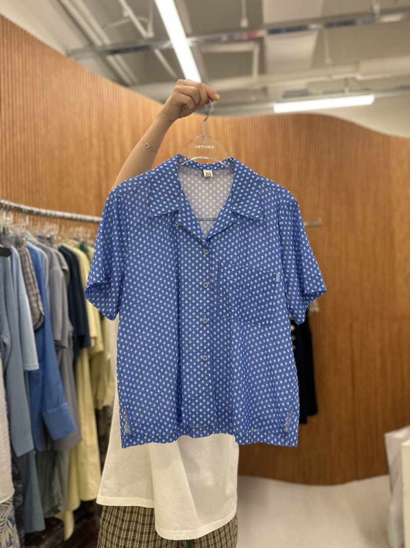 THE VETIVER韓國直郵女裝新品職業休閑人氣熱賣襯衫蕾絲衫VETIVER-A襯衫/蕾絲衫