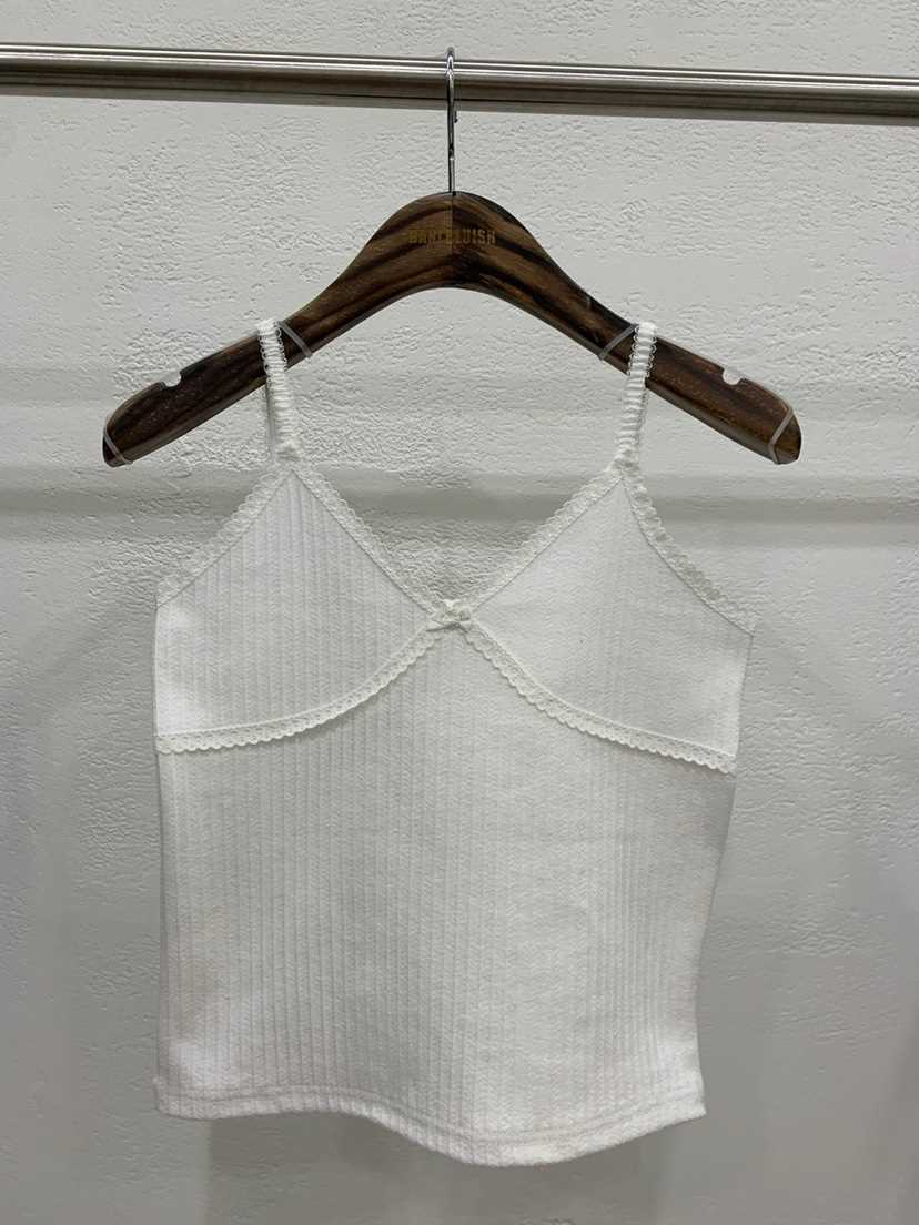 BANI BLUBH韓國直郵東大門代購女裝新品職業24春夏T恤蕾絲BANI BLUSHT恤