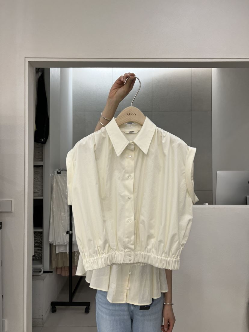 KERRY韓國直郵東大門代購女裝新品真品人氣熱賣襯衫蕾絲衫短款KERRY襯衫/蕾絲衫