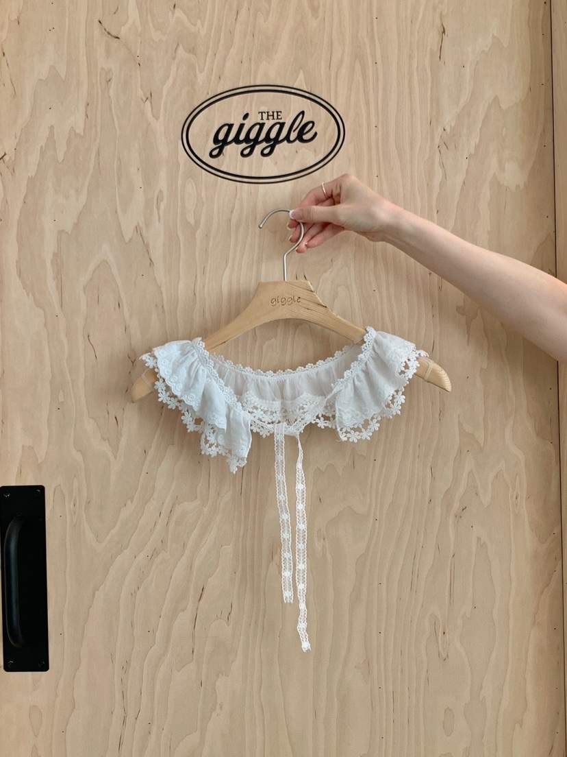 giggle直郵韓國代購女裝新款推薦熱賣真品休閑職業假領蕾絲COMP-(COME OPEN)假領