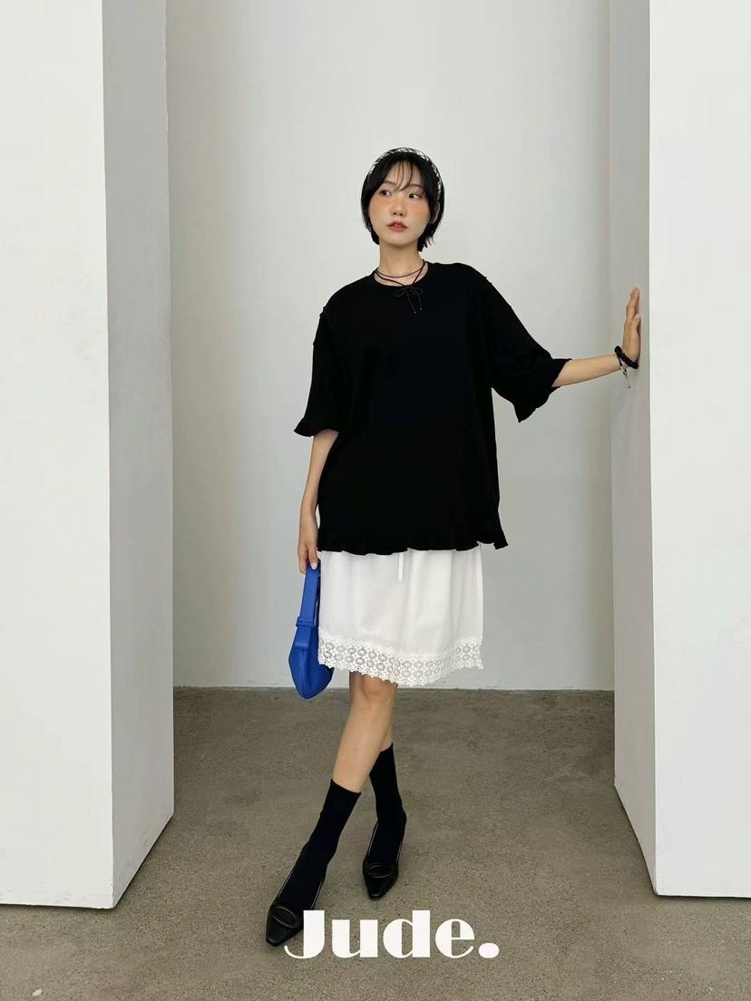 HEYJUDE直郵韓國代購女裝新品熱賣推薦休閑24春夏時尚T恤HEYJUDET恤