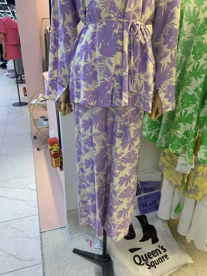 H.1ST韓國直郵女裝新品休閑職業熱賣24春夏推薦休閑褲流蘇HER休閑褲