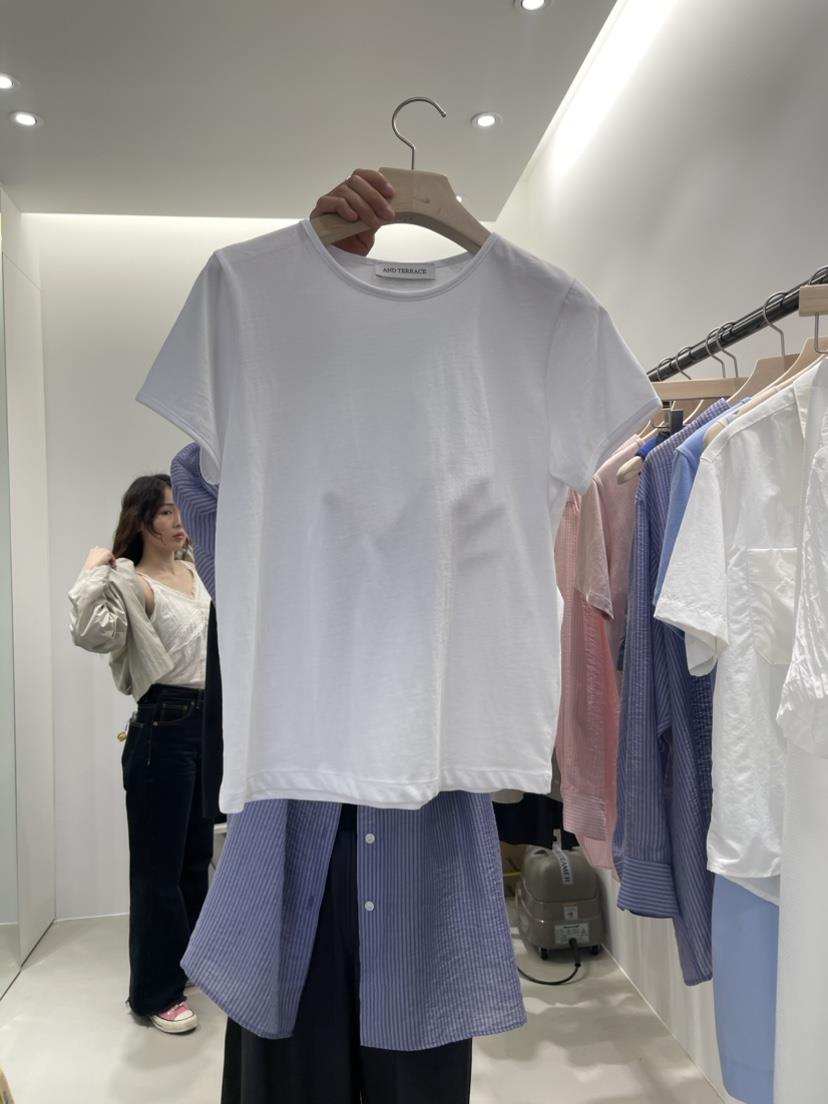 VINEYARD韓國直郵女裝新品人氣休閑推薦時尚職業24春夏T恤ANDTERRACET恤