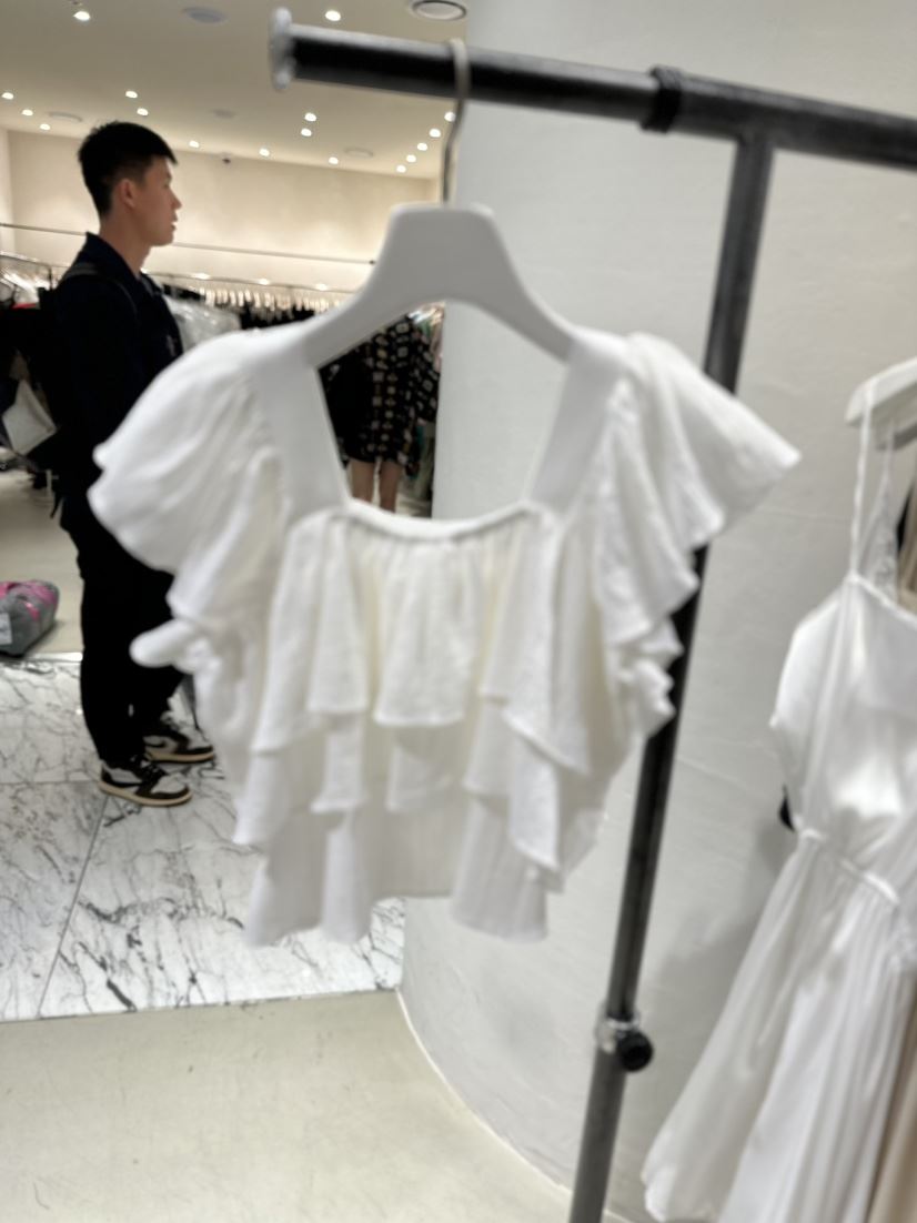 ELFIN韓國直郵東大門實拍女裝新款推薦職業時尚熱賣襯衫蕾絲衫TOPDRESSING襯衫/蕾絲衫
