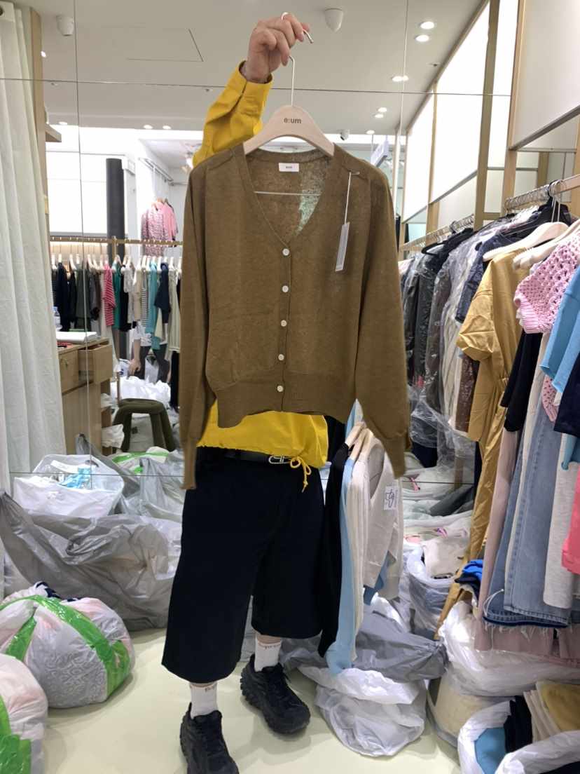 eum直郵韓國代購女裝新款時尚職業熱賣休閑真品推薦24春夏針織衫EUM針織衫