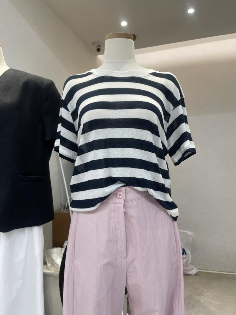 FLOOR直郵韓國代購女裝新款休閑時尚人氣24春夏熱賣推薦T恤DRESS ROOMT恤