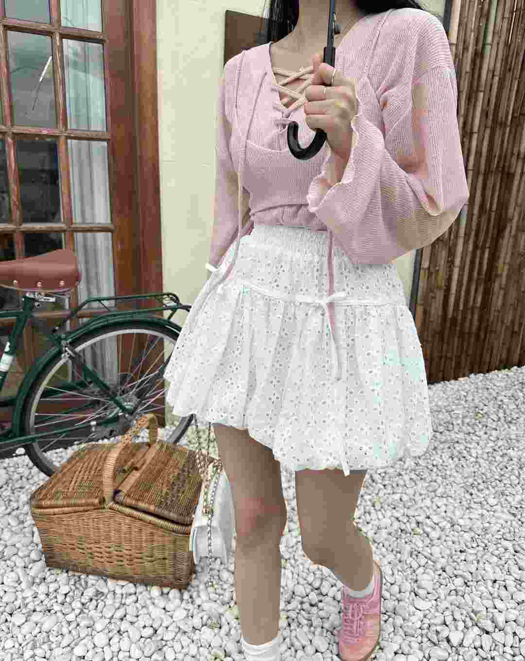 BLACK LADY韓國直郵東大門代購女裝新品熱賣真品人氣休閑短裙BLACK LADY短裙