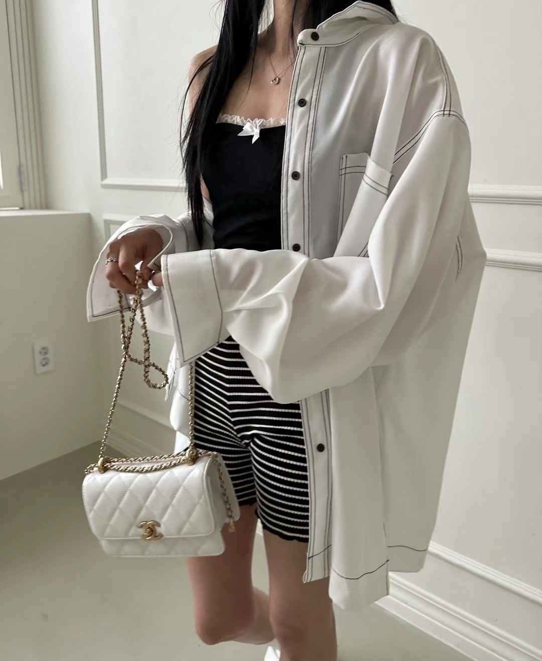 BLACK LADY韓國直郵東大門實拍女裝新品熱賣真品襯衫蕾絲衫BLACK LADY襯衫/蕾絲衫