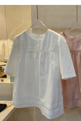 BLENDING韓國直郵東大門實拍女士新品人氣真品24春夏襯衫蕾絲衫BLENDING襯衫/蕾絲衫