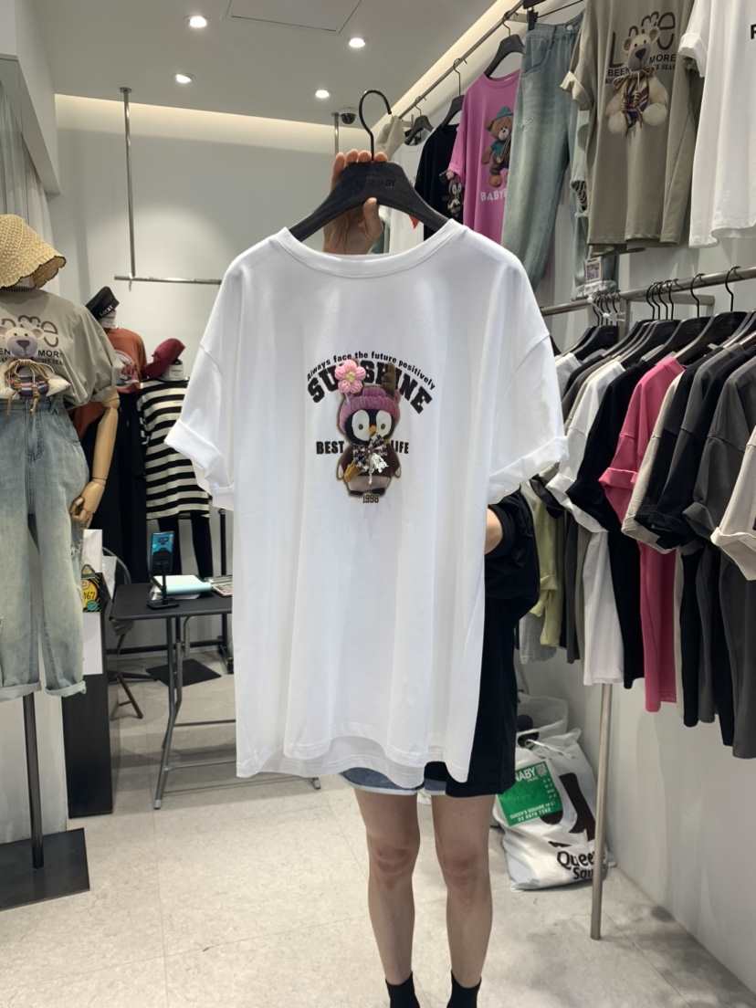 CARNABY韓國直郵女士新品24春夏人氣推薦時尚真品職業T恤CARNABYT恤