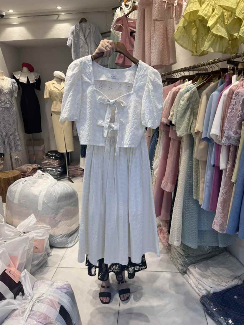 Cat.s韓國直郵女裝新款人氣推薦休閑24春夏時尚套裝刺繡Cat.s____套裝