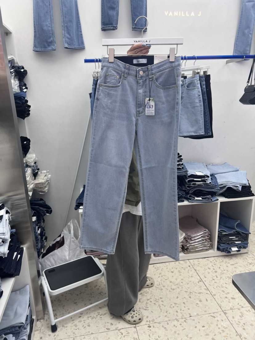 VANILLA J韓國直郵東大門實拍女裝新品熱賣職業時尚牛仔褲VANILLA J牛仔褲