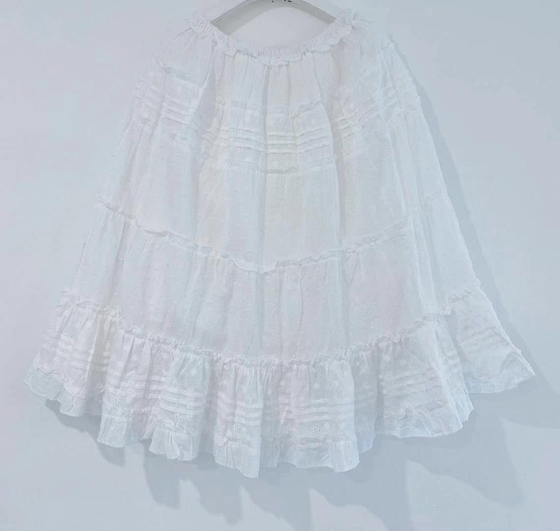 WHITE韓國直郵東大門代購女裝新品職業熱賣推薦真品休閑長裙WHITE長裙
