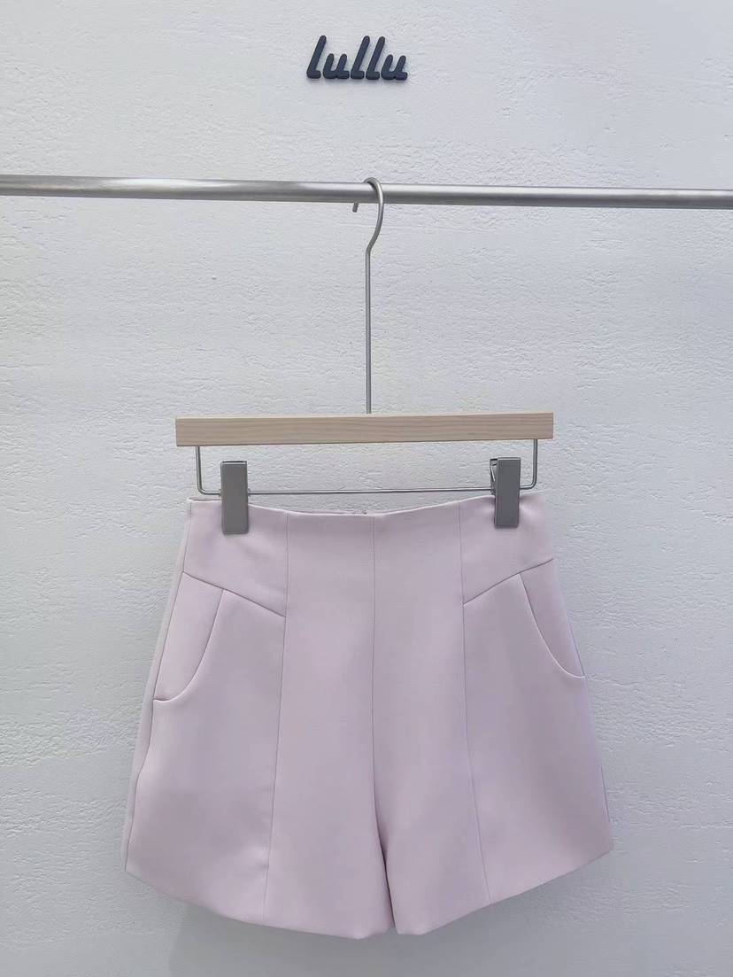 LULULALLA韓國直郵女裝新款真品24春夏熱賣推薦時尚休閑短褲LULULALLA短褲