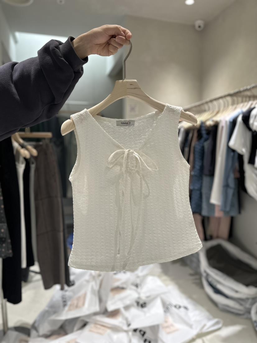 TOO HOT韓國直郵東大門代購女裝新品職業休閑24春夏吊帶背心TOO HOT吊帶/背心
