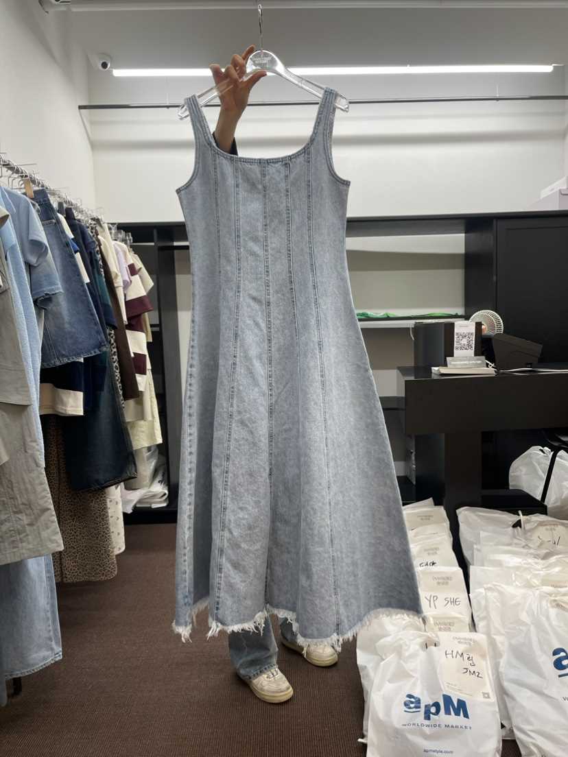 UNANSWERED/MYSTERY韓國直郵東大門實拍女裝新款24春夏連衣裙UNANSWERED/MYSTERY連衣裙