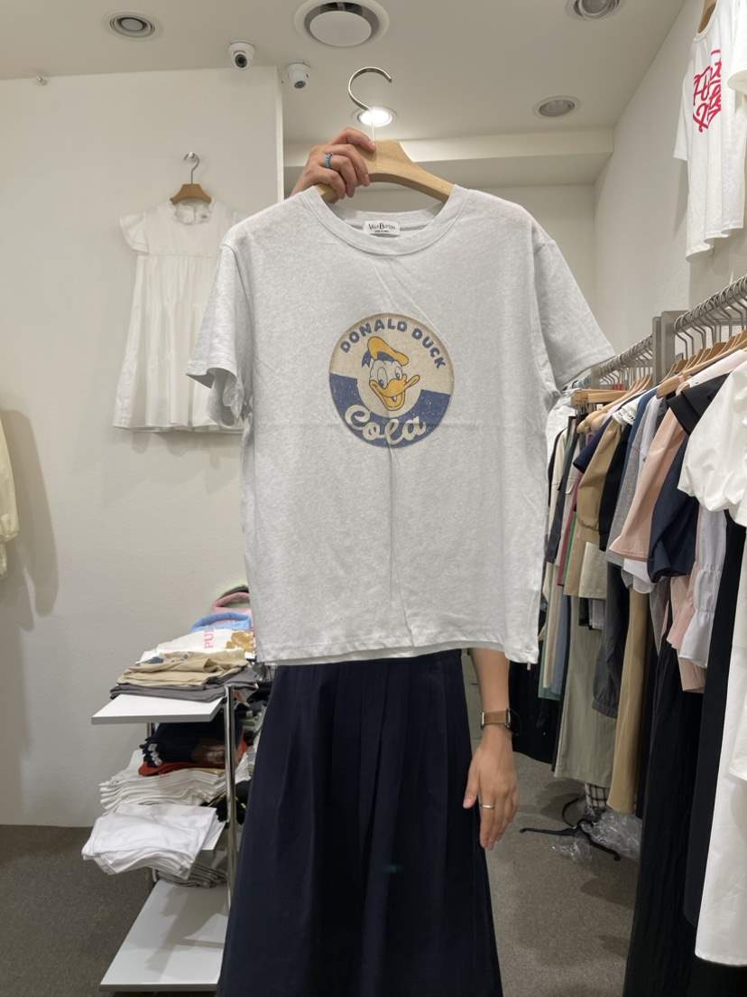 VILLABUTTON直郵韓國代購女裝新品推薦時尚真品職業T恤復古VILLABUTTONT恤