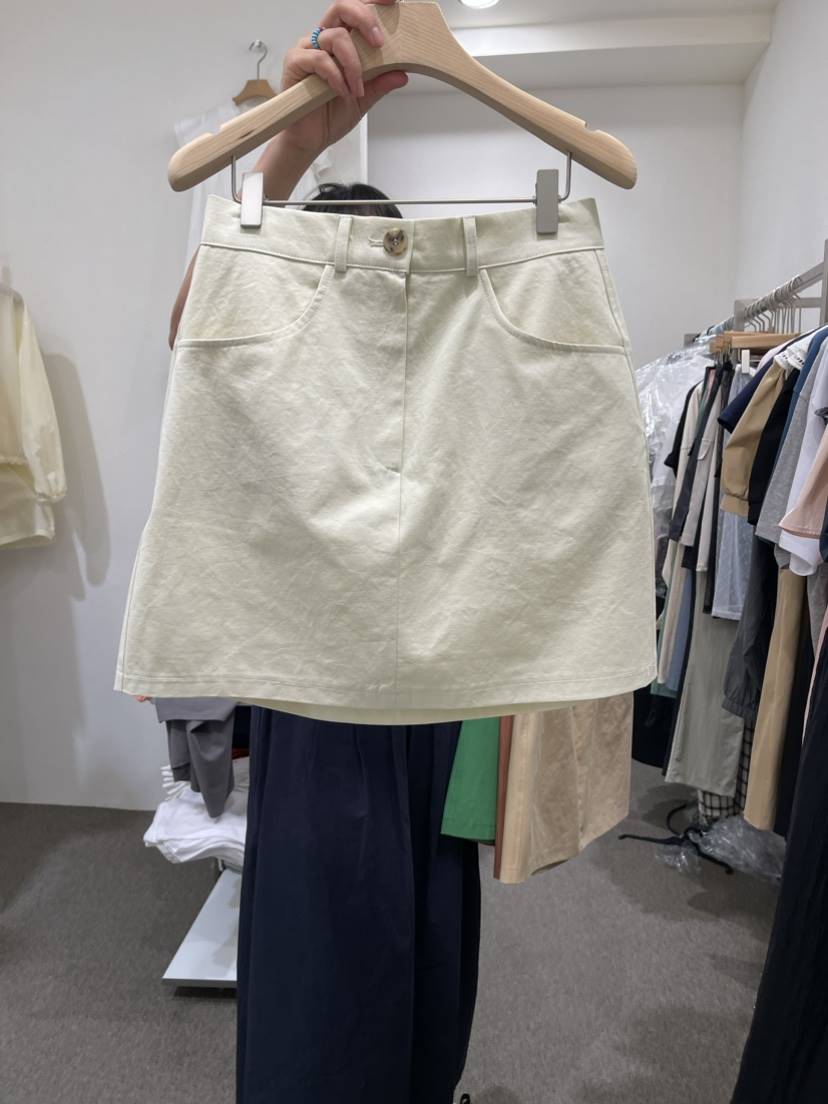 VILLABUTTON韓國直郵女裝新款推薦時尚熱賣休閑真品短裙復古VILLABUTTON短裙