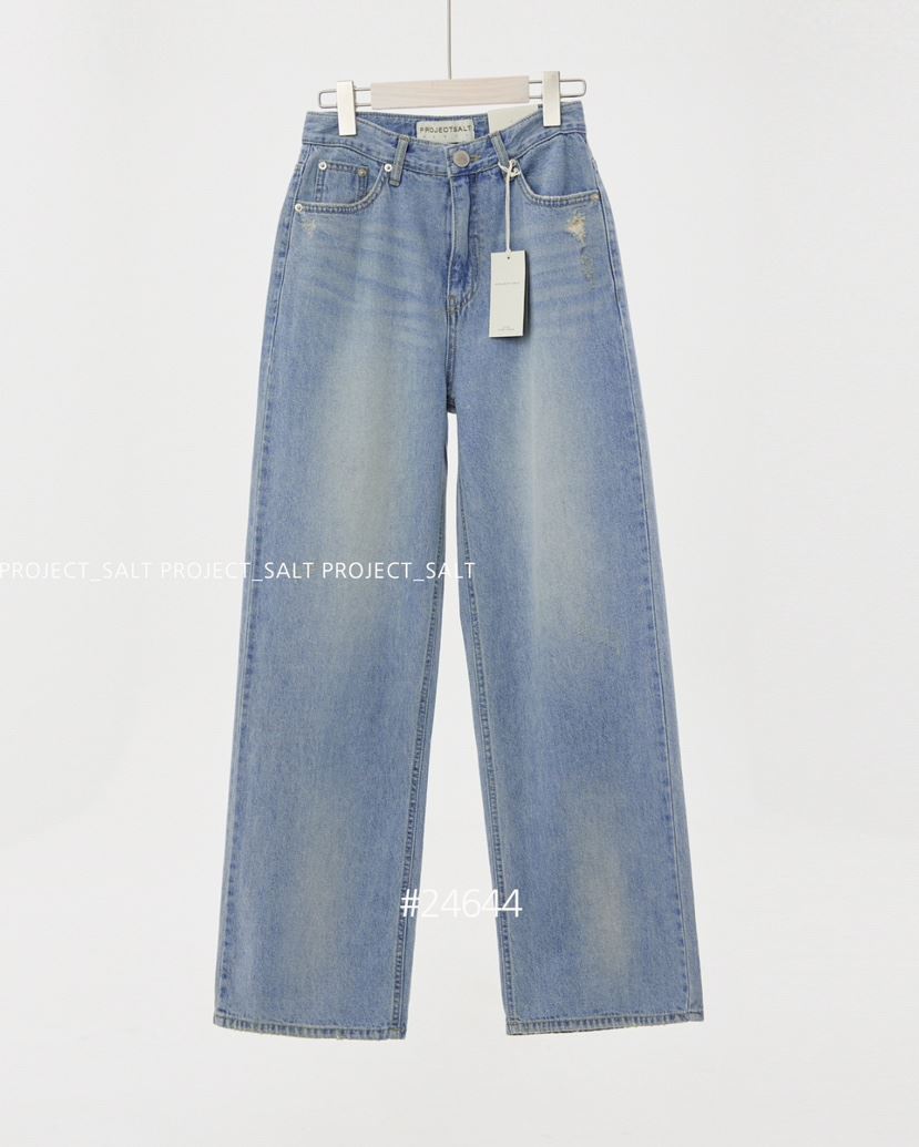 PROJECTSALT韓國直郵東大門代購女裝新款休閑推薦真品牛仔褲PROJECTSALT牛仔褲