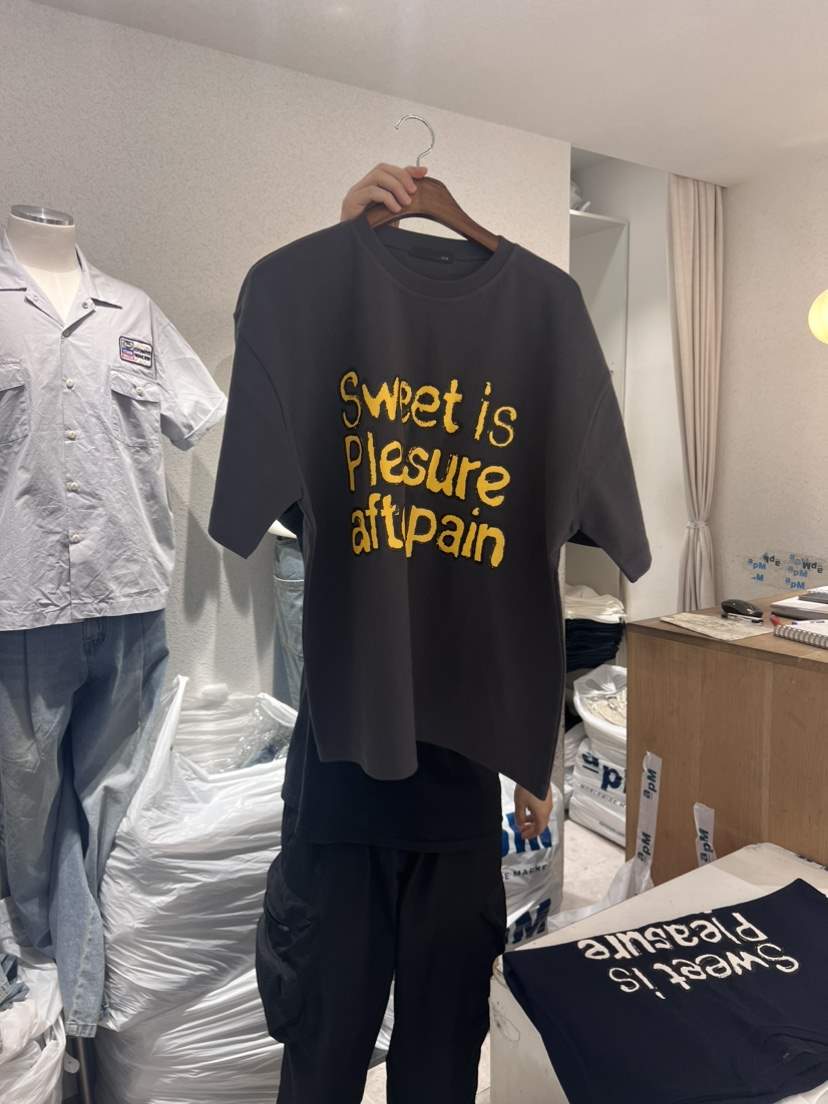 RUN-男裝直郵韓國代購女裝新款24春夏時尚人氣休閑真品T恤RUN-男裝T恤