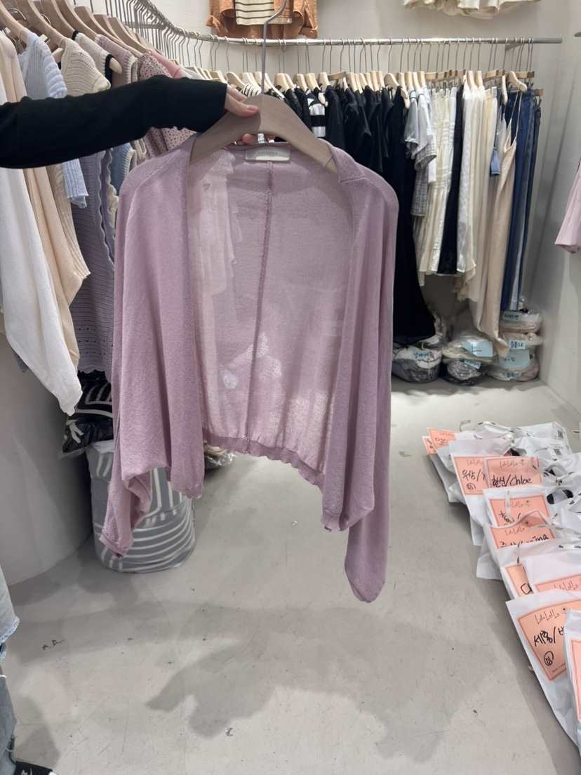 LULULALLA韓國直郵東大門代購女裝新款熱賣真品針織衫開襟衫LULULALLA針織衫