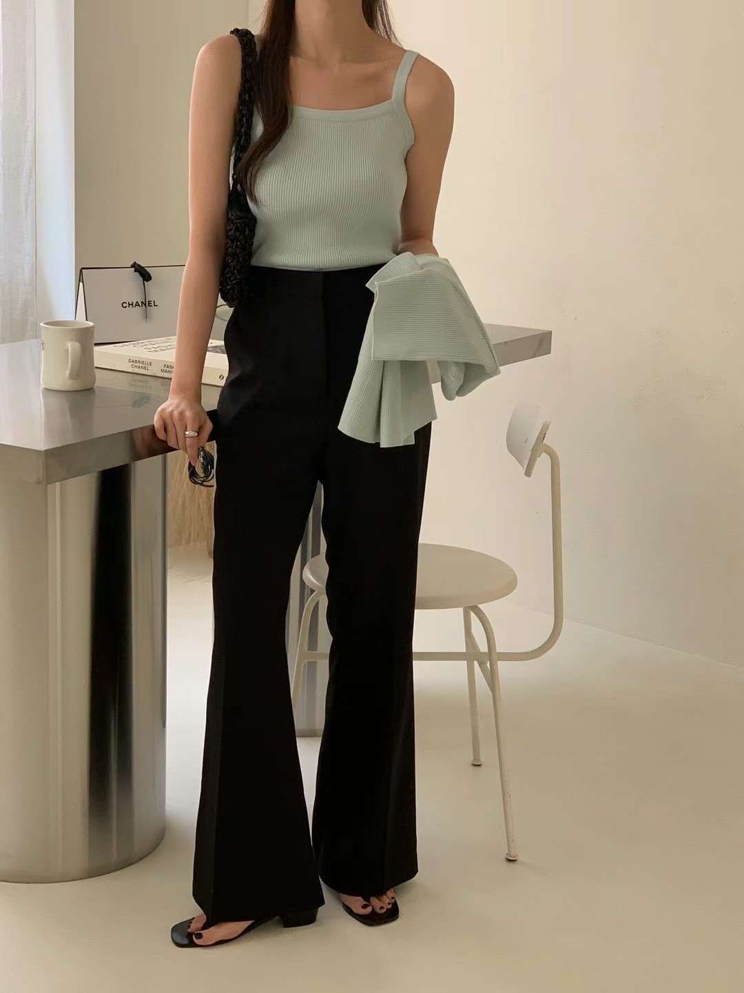 VINE韓國直郵女裝新款24春夏職業休閑推薦熱賣正裝褲西褲VINE正裝褲/西褲