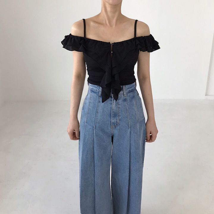 2TWO MOON韓國直郵東大門代購女裝新款時尚職業24春夏吊帶背心2TWO MOON吊帶/背心