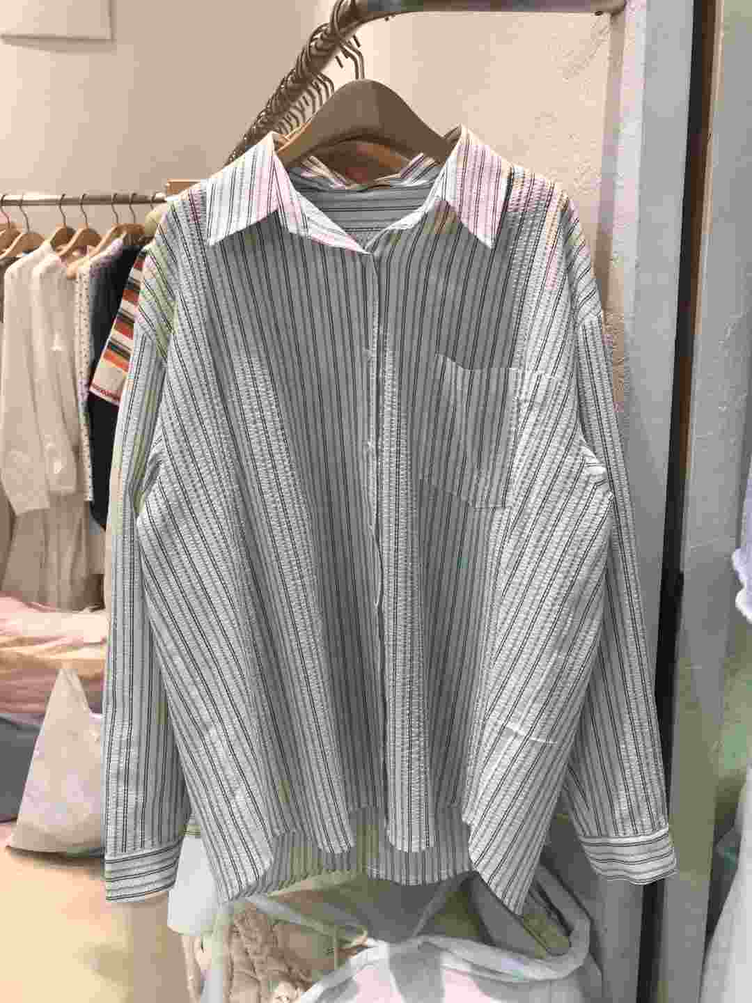 BABY PUSH韓國直郵東大門代購女裝新品真品時尚襯衫蕾絲衫BABY PUSH襯衫/蕾絲衫