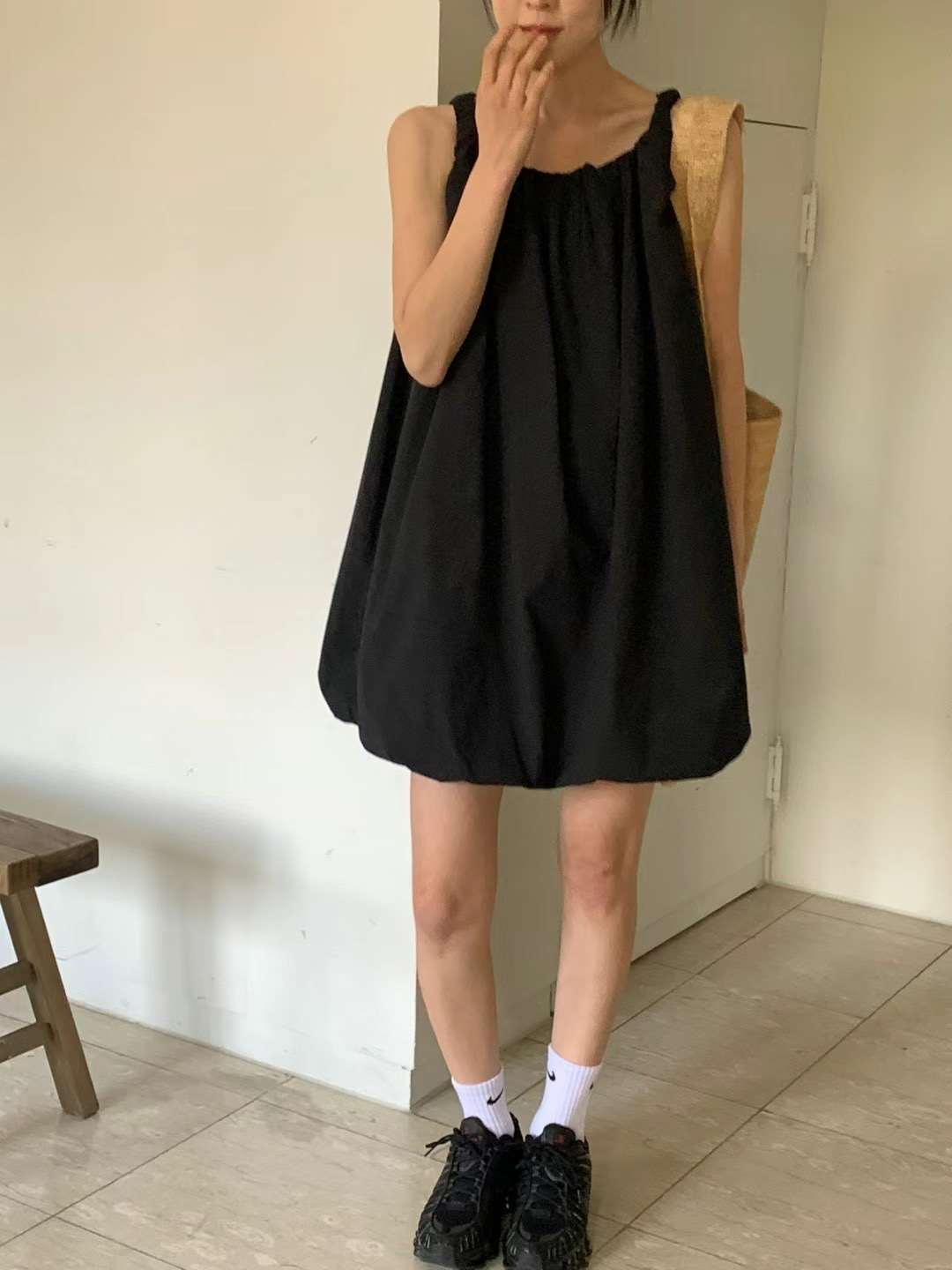 BABY PUSH韓國直郵女裝新款休閑推薦職業24春夏真品連衣裙BABY PUSH連衣裙