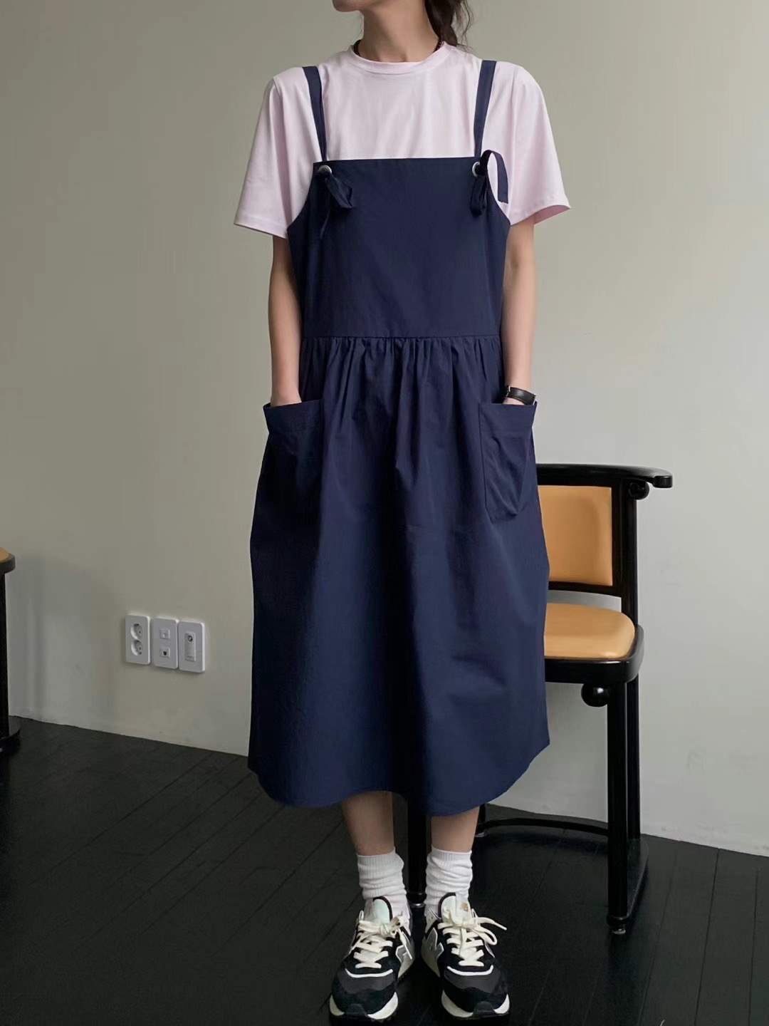 BABY PUSH韓國直郵女裝新品人氣職業真品時尚休閑24春夏連衣裙BABY PUSH連衣裙