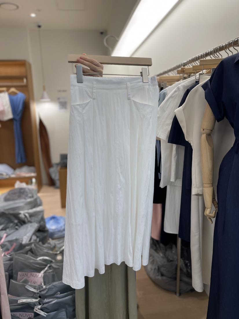 VAN NUVO韓國直郵女裝新品24春夏人氣休閑真品職業熱賣長裙VAN NUVO長裙