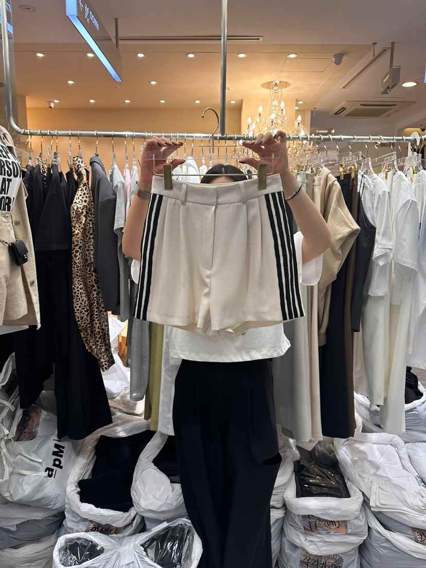 Workshop韓國直郵女裝新款人氣時尚休閑真品職業推薦24春夏短褲Work_shop短褲
