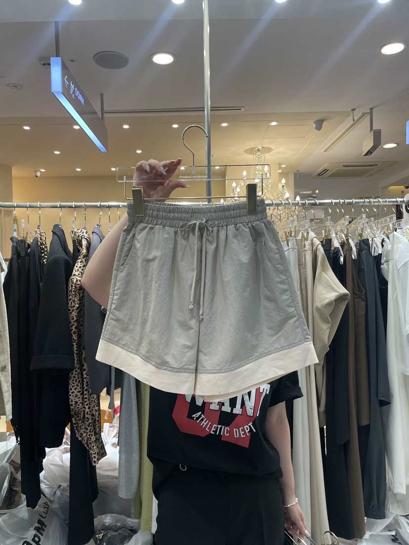 Workshop韓國直郵女裝新款24春夏熱賣休閑真品推薦時尚短褲Work_shop短褲