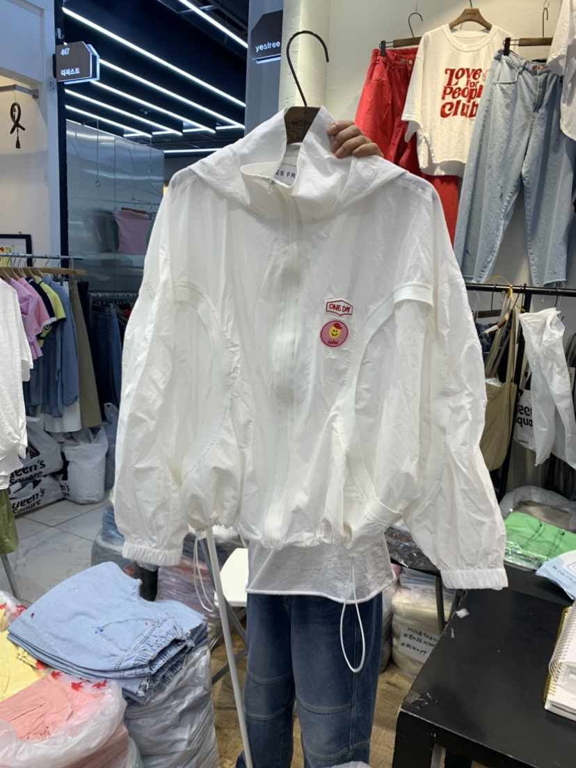YESFREE韓國直郵東大門實拍女裝新款時尚熱賣24春夏休閑夾克YESFREE夾克
