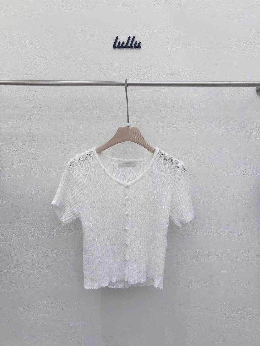 LULULALLA韓國直郵東大門實拍女裝新品時尚人氣真品休閑針織衫LULULALLA針織衫
