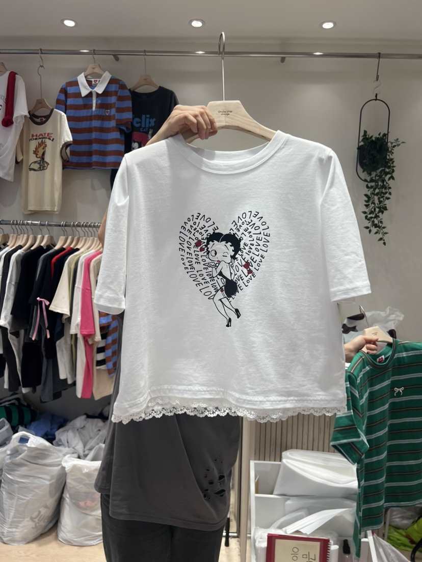 UNDERSTAR_VINTAGE韓國直郵東大門代購女裝新品休閑推薦T恤UNDERSTAR_VINTAGET恤