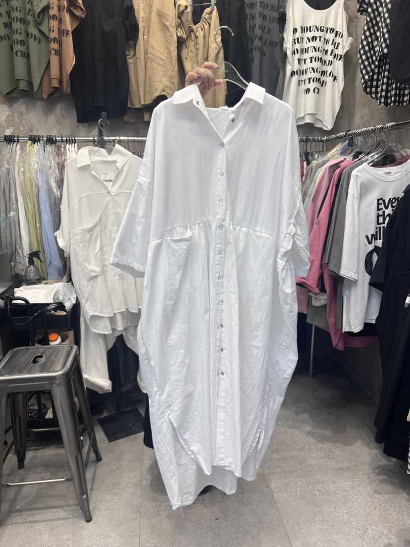 YEON-男女裝直郵韓國代購女裝新品職業休閑時尚連衣裙口袋YEON連衣裙
