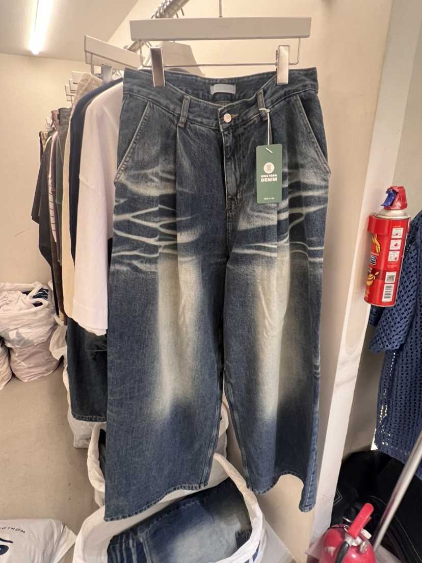 NEDEWS韓國直郵女裝新款人氣時尚推薦休閑24春夏真品牛仔褲NEDEWS-男裝牛仔褲