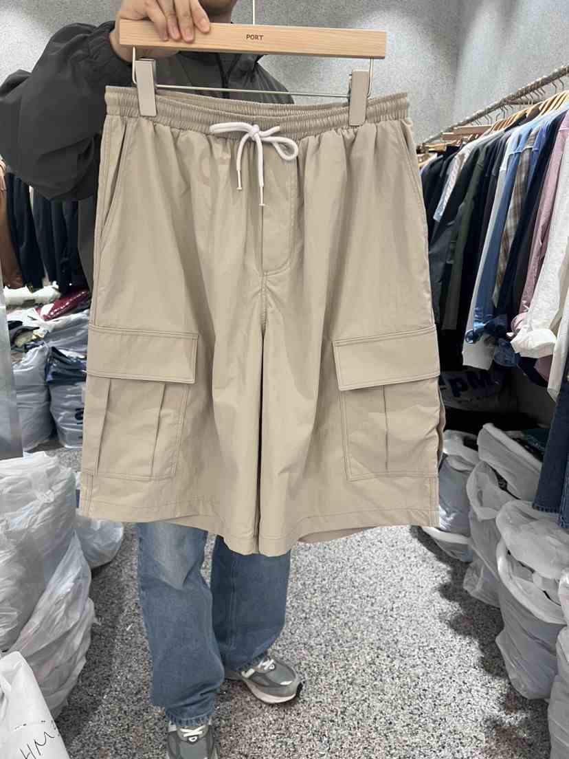 PORT-男裝韓國直郵東大門實拍女裝新品真品時尚短褲工裝褲PORT-男裝短褲