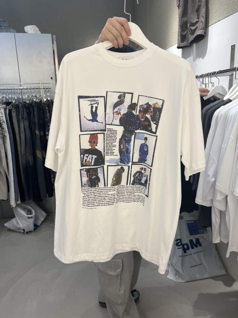 PULSE-男裝韓國直郵東大門代購女裝新品24春夏真品休閑T恤PULSET恤