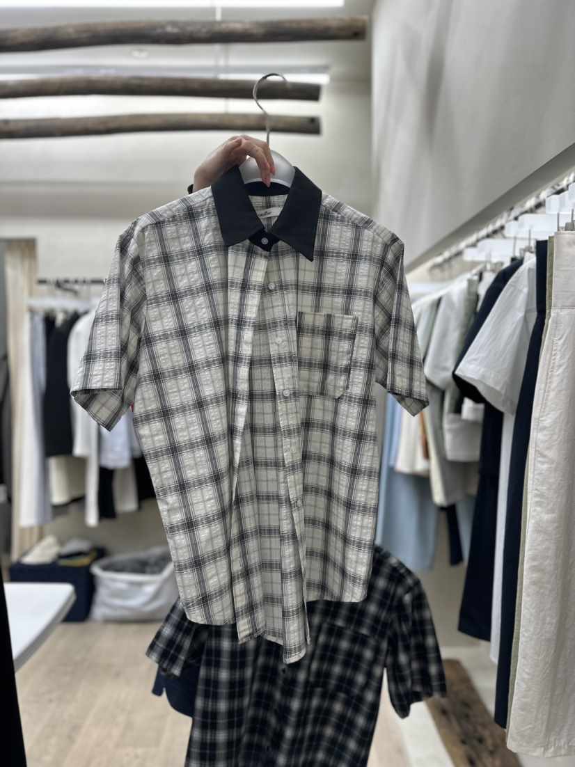 Waller韓國直郵東大門實拍女裝新款人氣職業24春夏襯衫蕾絲衫NOTHING襯衫/蕾絲衫