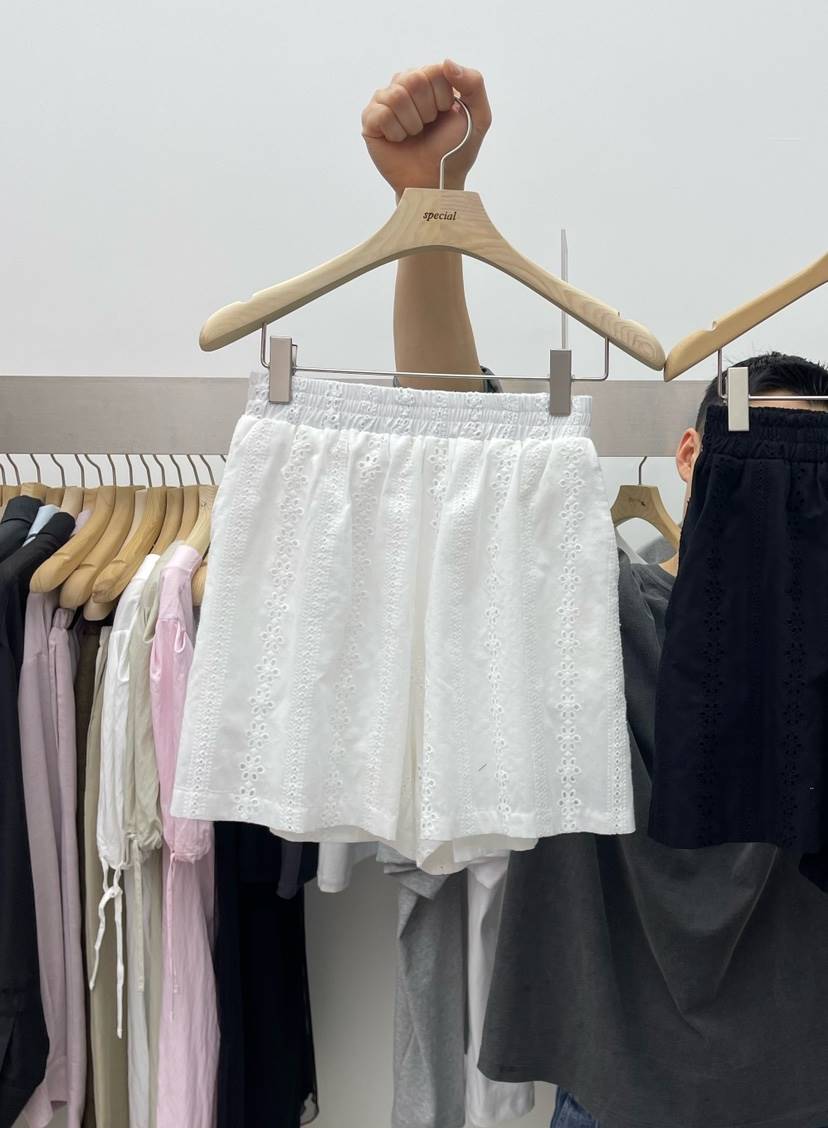 Special韓國直郵女裝新款真品休閑24春夏時尚人氣短褲刺繡SPECIAL短褲