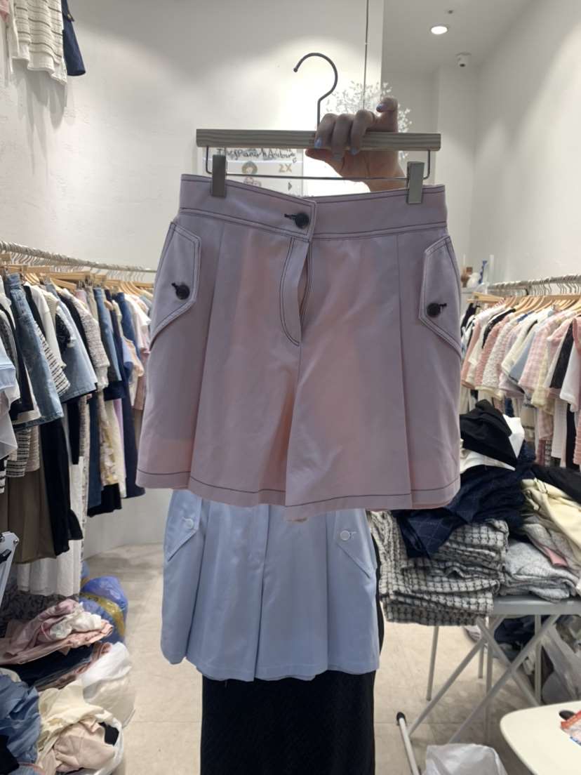 ABLE STUDIO韓國直郵東大門代購女裝新品時尚熱賣24春夏短褲CONFETTI短褲
