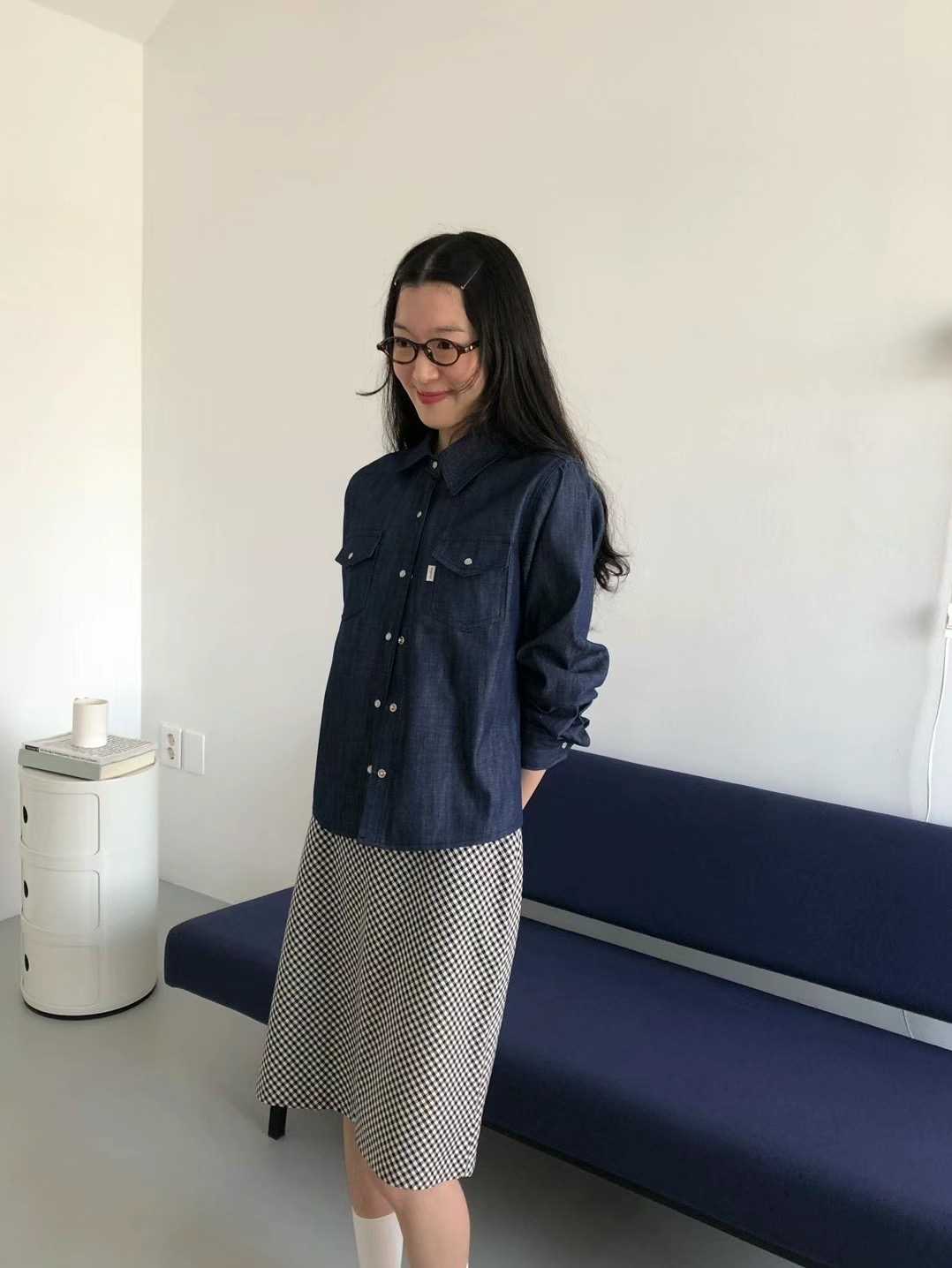 WEATHER韓國直郵東大門實拍女裝新款推薦人氣職業襯衫蕾絲衫JOURNAL襯衫/蕾絲衫