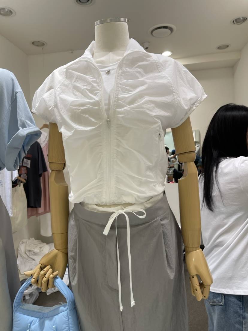 VILLABUTTON東大門代購女士新款休閑人氣職業真品24春夏夾克拉鏈VILLABUTTON夾克