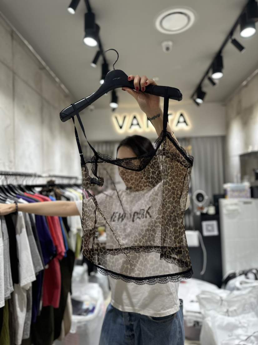 VANTA韓國直郵東大門實拍女裝新品24春夏真品熱賣吊帶背心VANTA吊帶/背心
