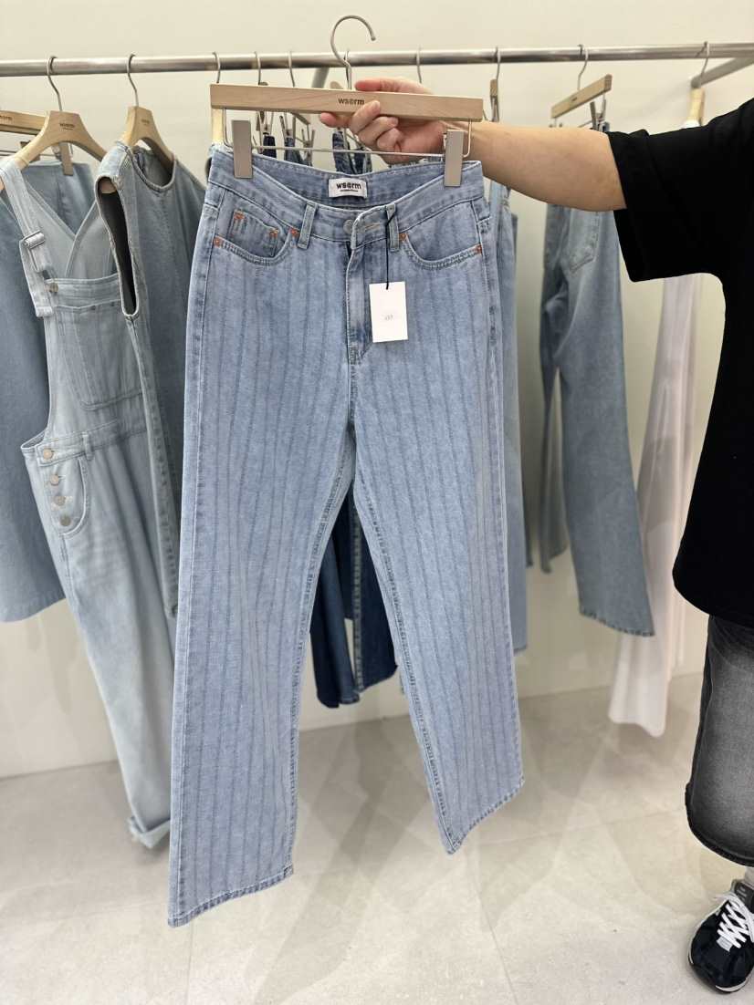 ws@rm/WA SHING ROOM東大門直郵女裝新品職業推薦牛仔褲ARTISANAL牛仔褲