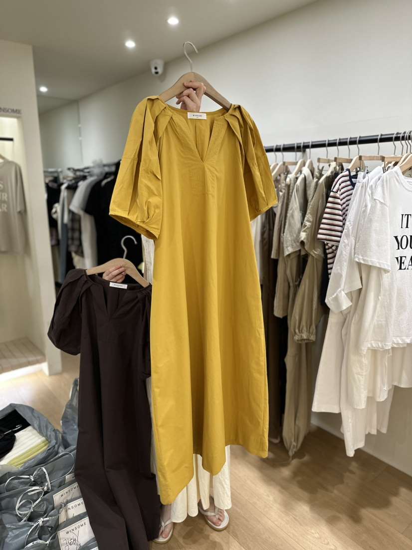 WINSOME東大門實拍女裝新品休閑推薦人氣時尚職業24春夏連衣裙WINSOME連衣裙